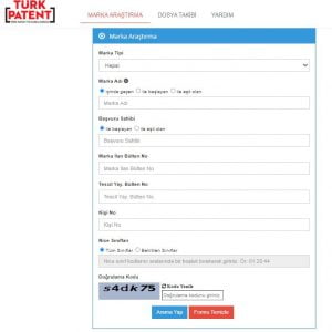 Türkiye-Uluslararası Marka Sorgulama - Optimum Patent Ofisi